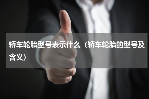 轿车轮胎型号表示什么（轿车轮胎的型号及含义）