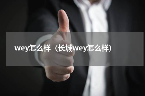 wey怎么样（长城wey怎么样）