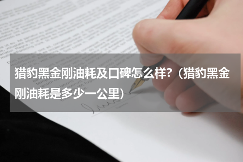 猎豹黑金刚油耗及口碑怎么样?（猎豹黑金刚油耗是多少一公里）