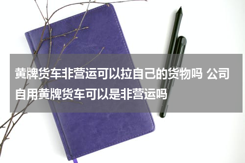 黄牌货车非营运可以拉自己的货物吗 公司自用黄牌货车可以是非营运吗