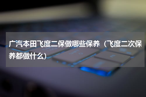 广汽本田飞度二保做哪些保养（飞度二次保养都做什么）