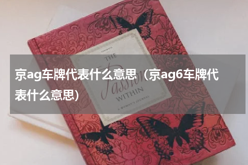 京ag车牌代表什么意思（京ag6车牌代表什么意思）