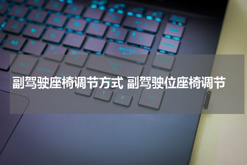 副驾驶座椅调节方式 副驾驶位座椅调节