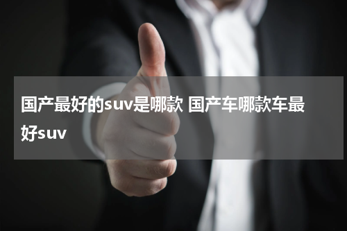 国产最好的suv是哪款 国产车哪款车最好suv