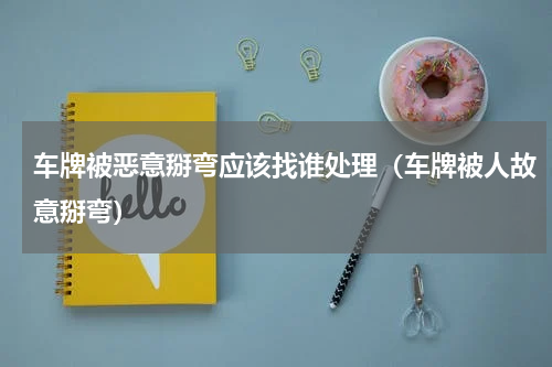 车牌被恶意掰弯应该找谁处理（车牌被人故意掰弯）