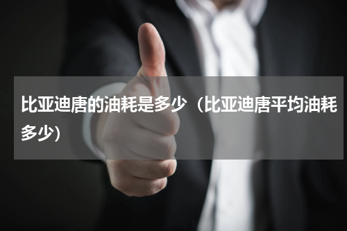 比亚迪唐的油耗是多少（比亚迪唐平均油耗多少）