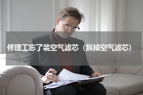 修理工忘了装空气滤芯（拆掉空气滤芯）