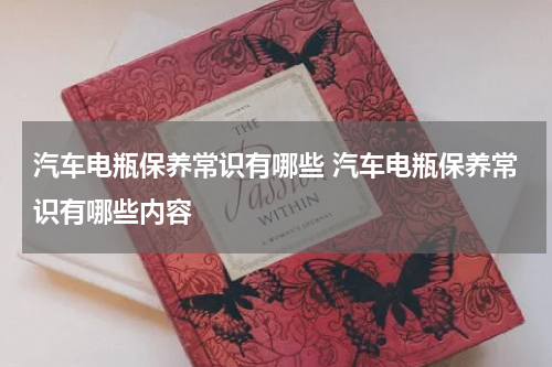 汽车电瓶保养常识有哪些 汽车电瓶保养常识有哪些内容