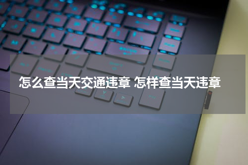 怎么查当天交通违章 怎样查当天违章