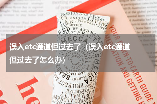 误入etc通道但过去了（误入etc通道但过去了怎么办）