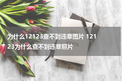 为什么12123查不到违章图片 12123为什么查不到违章照片